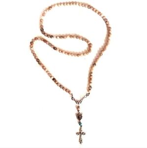 Natural Agate Stone Rosary